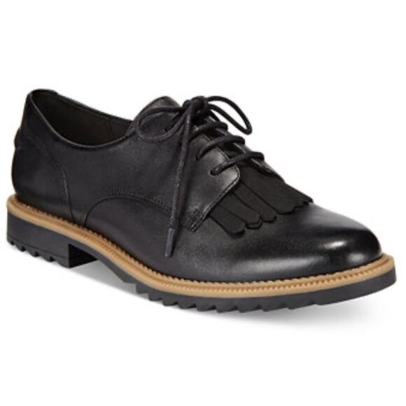 CLARKS Somerset Women's Griffin Mabel Oxford Shoes SZ 9 - Picture 1 of 12